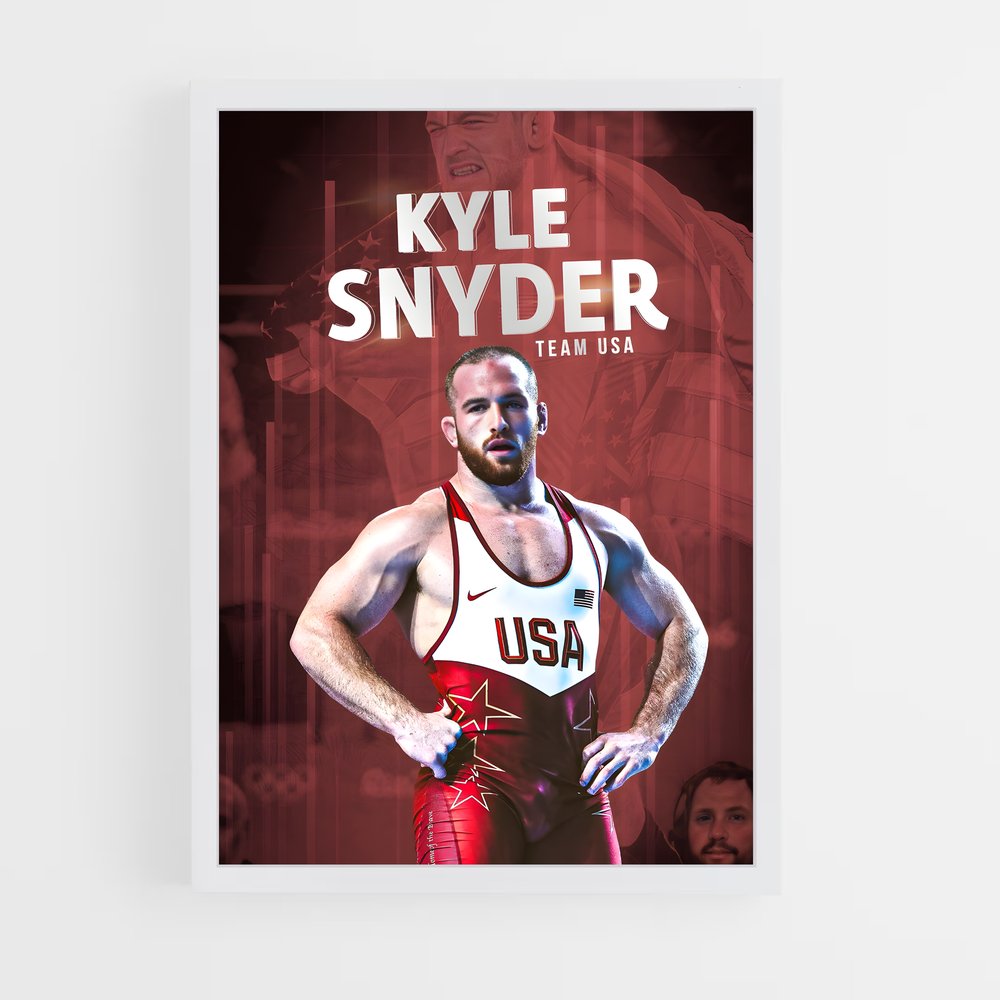 Poster Kyle snyder – affiche Lutte (vue 3)